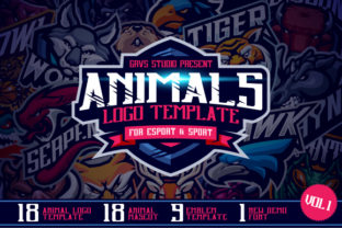 Animals Mascot Logo Template: A Creative Resource for Branding
