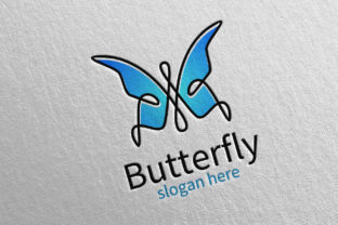 Butterfly Logo Vol 14: A Versatile Design for Creative Projects