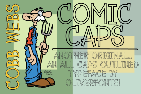 Comic Caps: A Fun and Informal Display Font