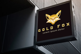 Gold Fox Logo Template