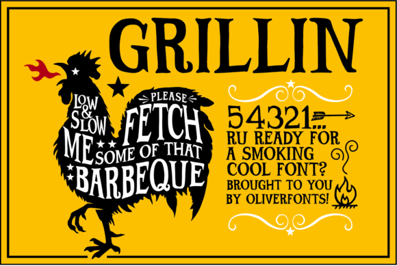 Grillin: A Versatile Font for Creative Expression