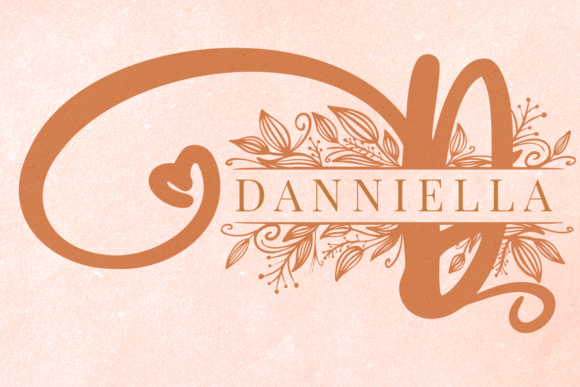 Love Eberline Monogram Font: A Festive Addition to Your Design Toolkit